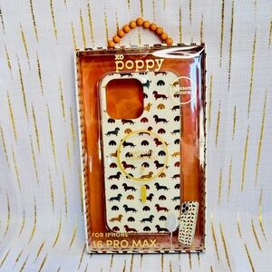 XO Poppy Dachshund iPhone 16 Pro Max Case | MagSafe Compatible | NWT